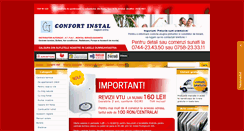 Desktop Screenshot of confortinstal.ro